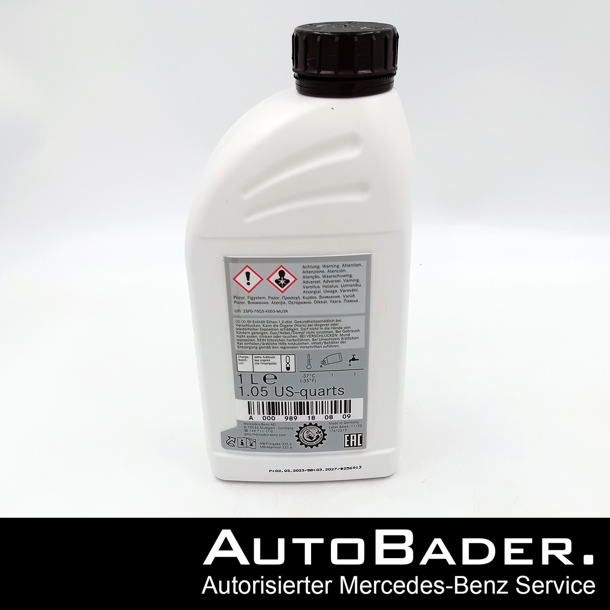 ORIGINAL Mercedes Korrosions- / Frostschutzmittel 1 Liter 325.6 