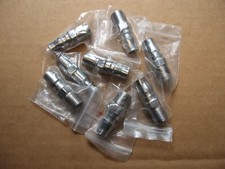  8   1/4" Thread Male Air Pressure Hose Quick Connect Coupler Plug Chrome 8 