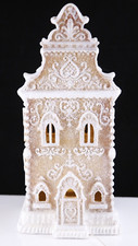 New Cupcake  Cashmere Light-up Christmas 13" Gingerbread House