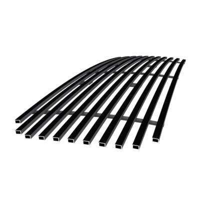 Fits 08-15 Nissan Titan Lower Bumper Stainless Black Billet Grille Insert