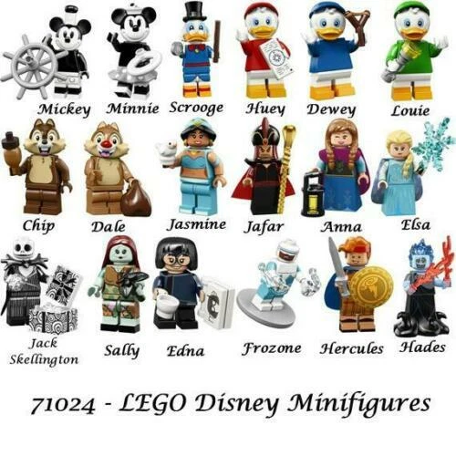 Lego minifigures disney hotsell series 2 box