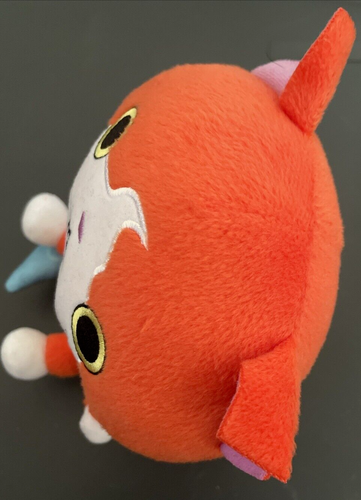 Yokai Watch Jibanyan Bandai Kuttari Plush 6" Stuffed Toy Doll 2015 Hasbro - Picture 4 of 8