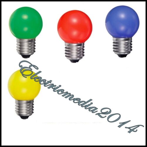 LAMPADINA LAMPADA LED E27 / E14 LED ENERGY SAVING 220V. COLORATA - Photo 1/1