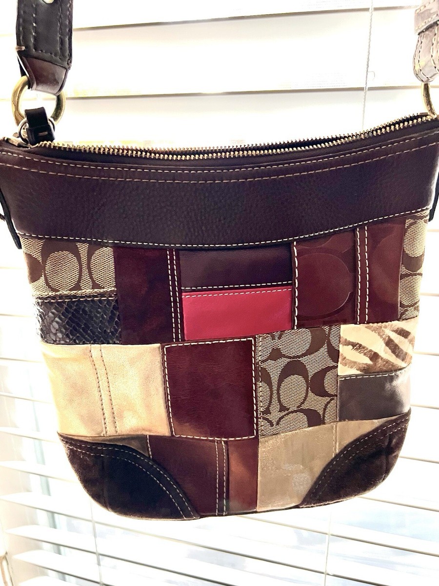 バッグ Ccach Patchwork Signature Shoulder 464 COACH Signature Patchwork Shoulder Bag/ Crossbody Bag
