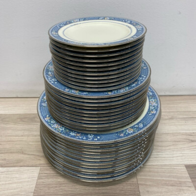 Noritake Blue-White Bone China Dinnerware