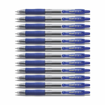 Pilot G2-07 Gelschreiber 12er Set blau