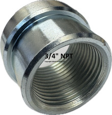 3/4” NPT Female Weldable Bung – Steel 3/4" Stepped Bung - .75" NPT
