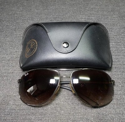 Original Ray-Ban Aviator RB3387 004/13 Braune Verlaufsgläser Größe 67mm Etui