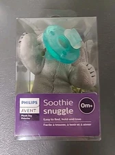 BPA Free Philips Soothie Snuggle Pacifier for Infants 0m+ Koala | Free Shipping!