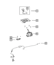 Genuine Mopar Transmission Shifter 5PL751XCAN