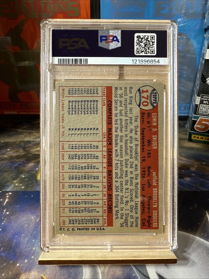 1957 Topps - Duke Snider #170 Foto 2 de 2