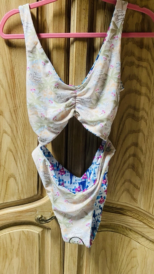 Moana Monokini Greek Tzatziki Large Swim Suit Bathing Suit Reversible - Image 4 of 4