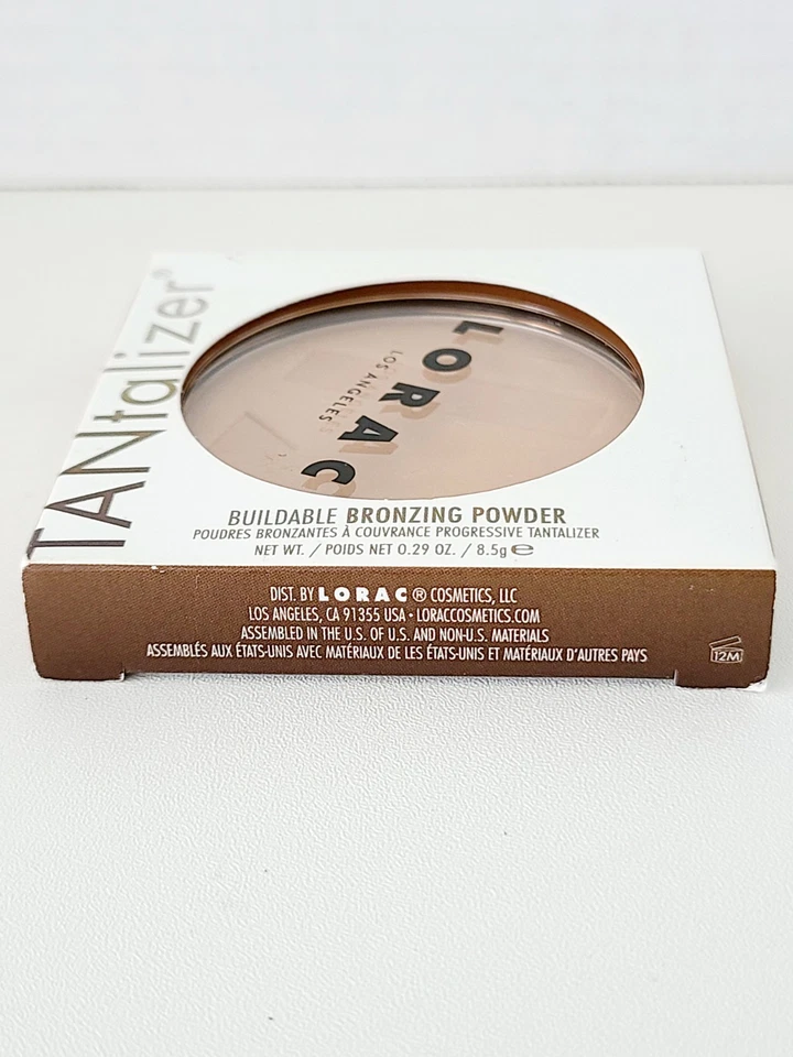 LORAC TANTALIZER BUILDABLE BRONZING POWDER POOL PARTY FULL SIZE .29 OZ NIB - Image 3 of 4