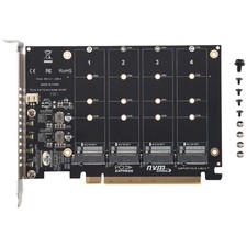 PH44 NVME 4-Disk Array Card PCIE--Split Array...