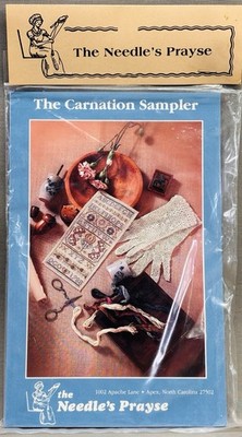 The Carnation Sampler Cross Stitch Kit Needle s Prayse Sealed