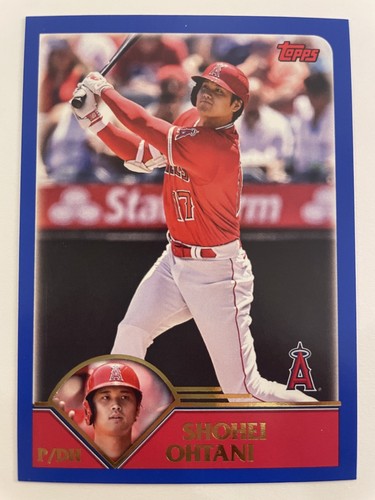 2023 Topps Archives Blue Shohei Ohtani #256