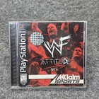 WWF Attitude Black Label Acclaim Sony Playstation 1 PS1 COMPLETE-