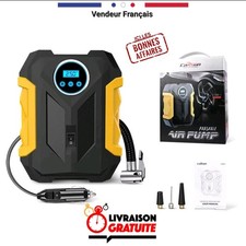 Gonfleur De Pneus Voiture Compresseur d’Air Portable 12V Numérique avec LED