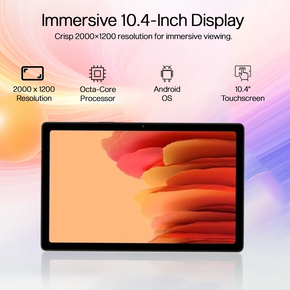 Samsung Galaxy Tab A7 SM-T500 32GB Wi-Fi 10.4" Gold Tablet – Ex Demo Grade B - Image 4 of 4