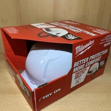 Milwaukee 48-73-1321 White Front Brim Hard Hat Helmet with BOLT™ - Class E