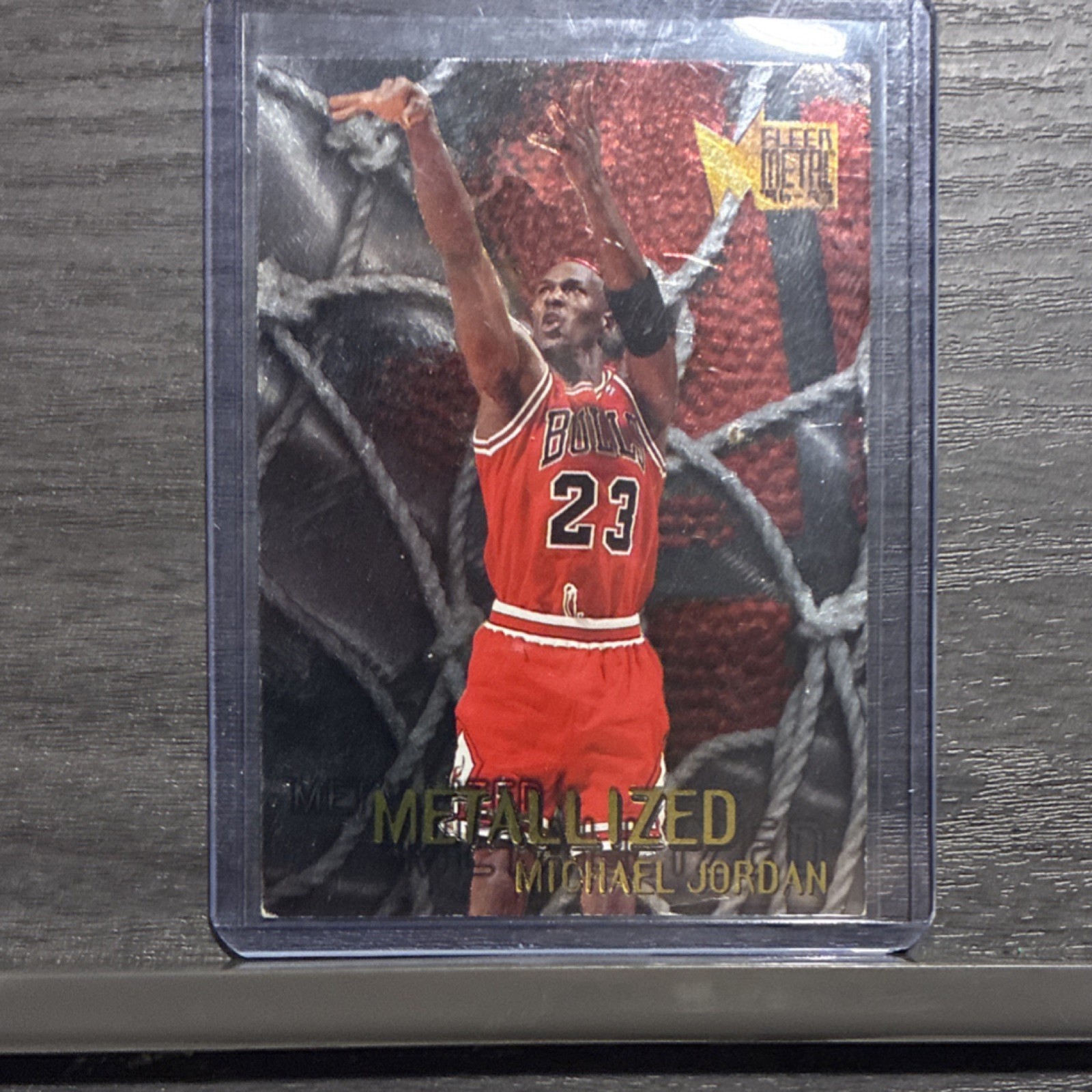 1996-97 Fleer Metal Metallized Michael Jordan #128 Chicago Bulls NBA Card