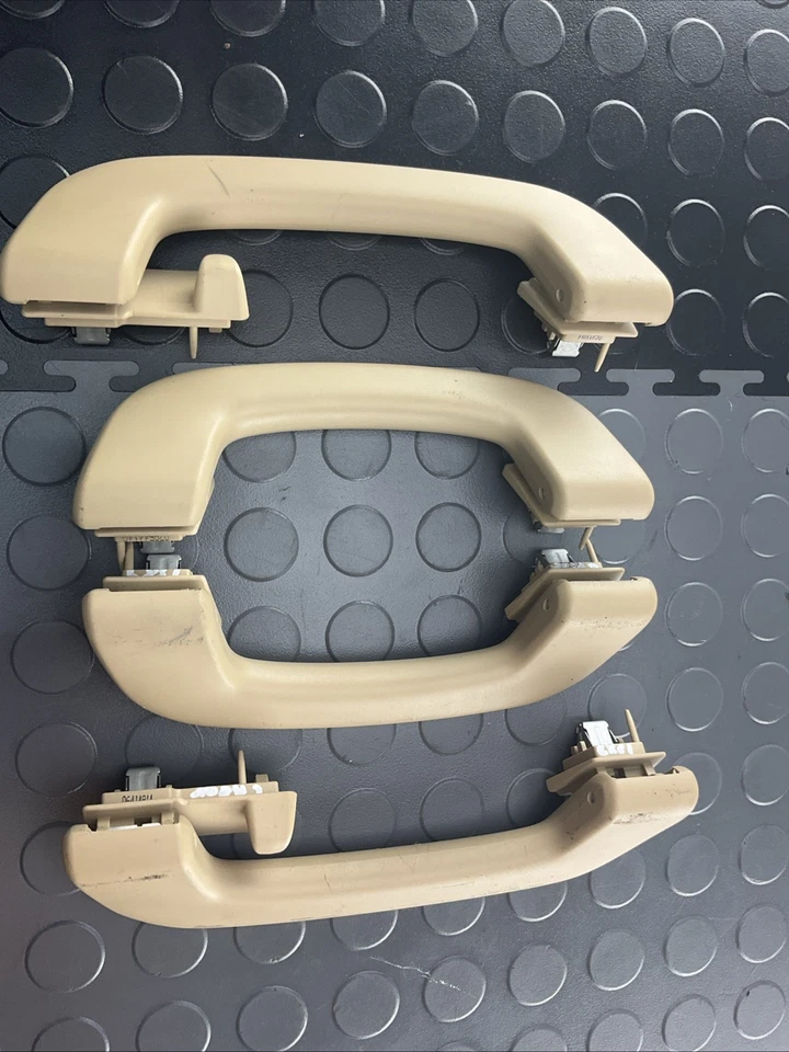 2011 - 2017 BMW X3 F25 Grab handles Complete Set beige OEM - Image 3 of 4