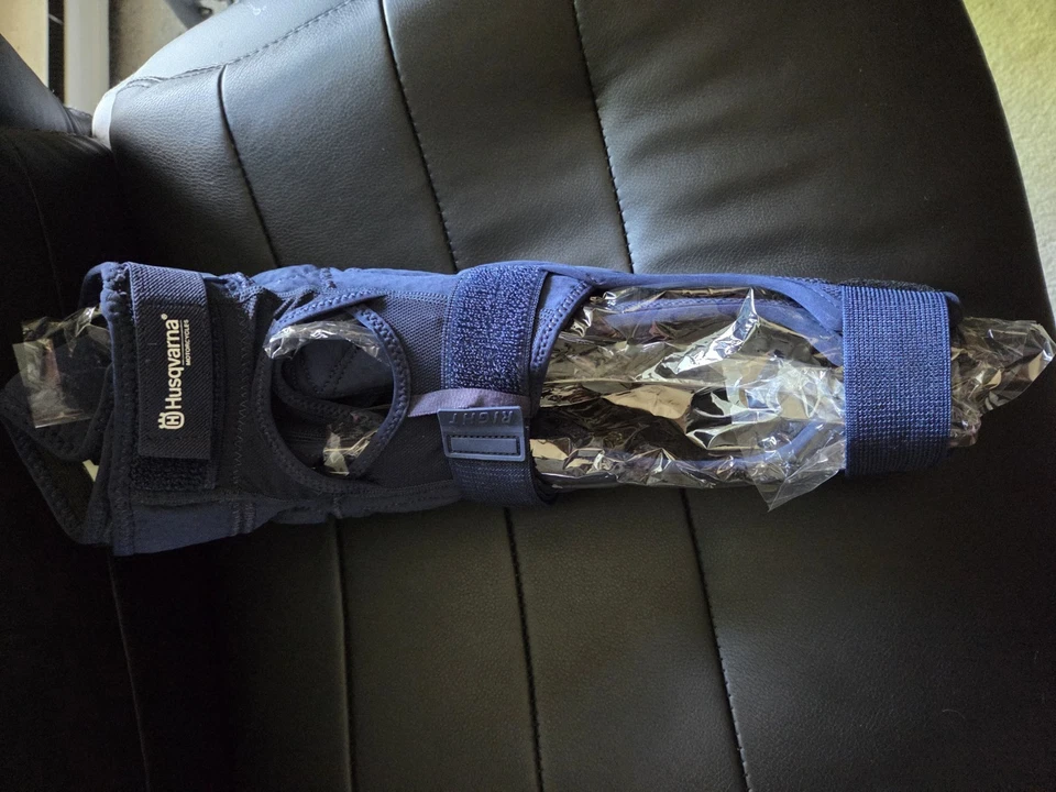 Пара Husqvarna Kids Leatt 3DF Гибридные EXTKnee Guard Наколенники Защита Голени - Изображение 2 из 3