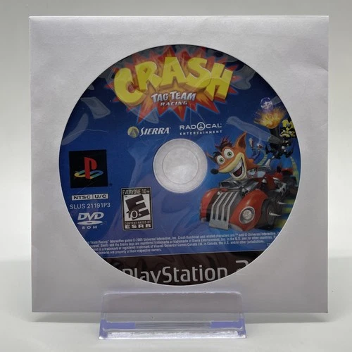 Crash Tag Team Racing (Sony PlayStation 2, 2005) DISC ONLY