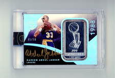 2014-15 Eminence KAREEM ABDUL JABBAR HOF Sealed /10 On Card Auto 1 OZ Silver Bar