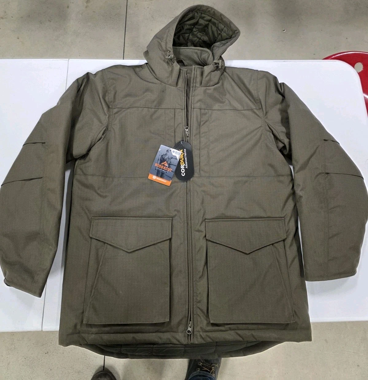 Ridgecut Men Insulated Ripstop Coat Green