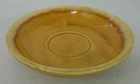 Vintage Hull Pottery Harvest Gold Drip Glaze 5 3/4” Saucer Plate USA
