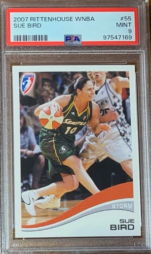 2007 Rittenhouse WNBA #55 Sue Bird Seattle Storm PSA 9 Pop 2 few higher