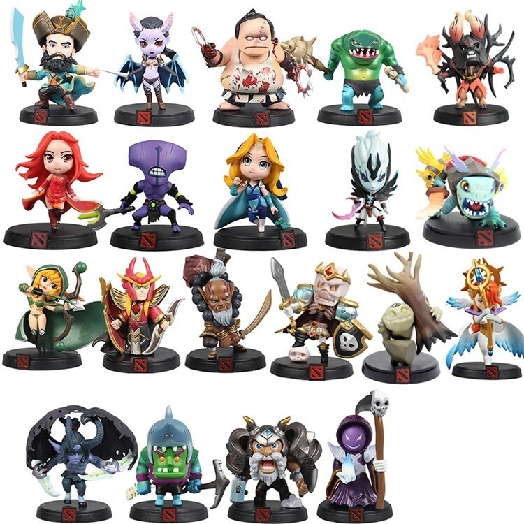 Dota2 Dota 2 Demi Hero Action Figures Miniature Model Toy Without