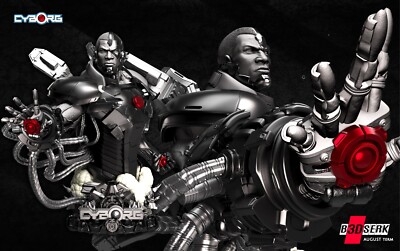 CYBORG Bust DC Teen Titans Justice League Resin Model Kit B3DSERK