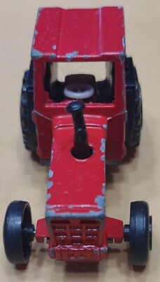 Majorette Farm Tracteur Tractor #208 Red Diecast 1:65 French With