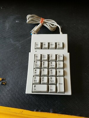 Vintage Qtronix Ten Key Mechanical Keypad For 9-Pin Serial Port (B2). 