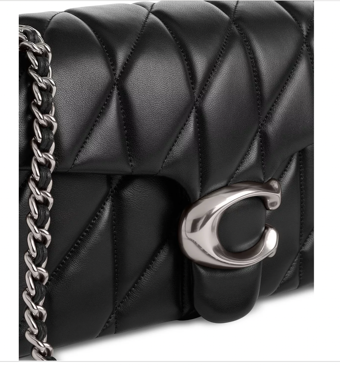 COACH ブラック Coach CH857 V5BLK Tabby 26 Shoulder Bag Black Leather