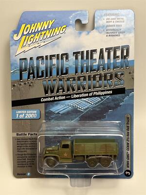 Zweiter Weltkrieg GMC Cckw 2.5 Tonne 6x6 Lkw Johnny Lightning JLML007B