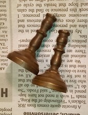 (2) Miniature 1.5" Candlestick Holders