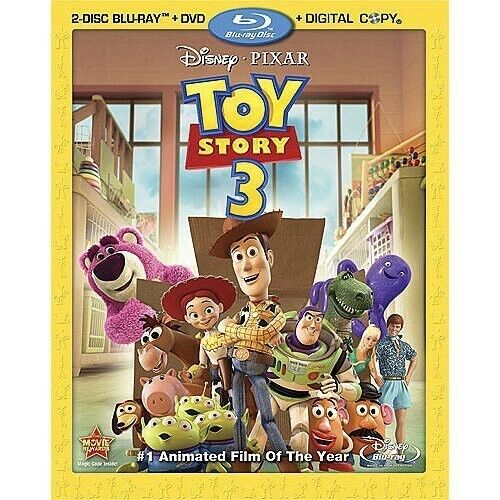 Toy Story 3 Blu-ray + DVD, 2 DISC ONLY!!! Disney Fun Kids,  Movie   - Picture 1 of 1