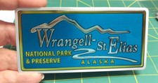 Alaska Foil Sticker - Wrangell St Elias National Park and Preserve Alaska