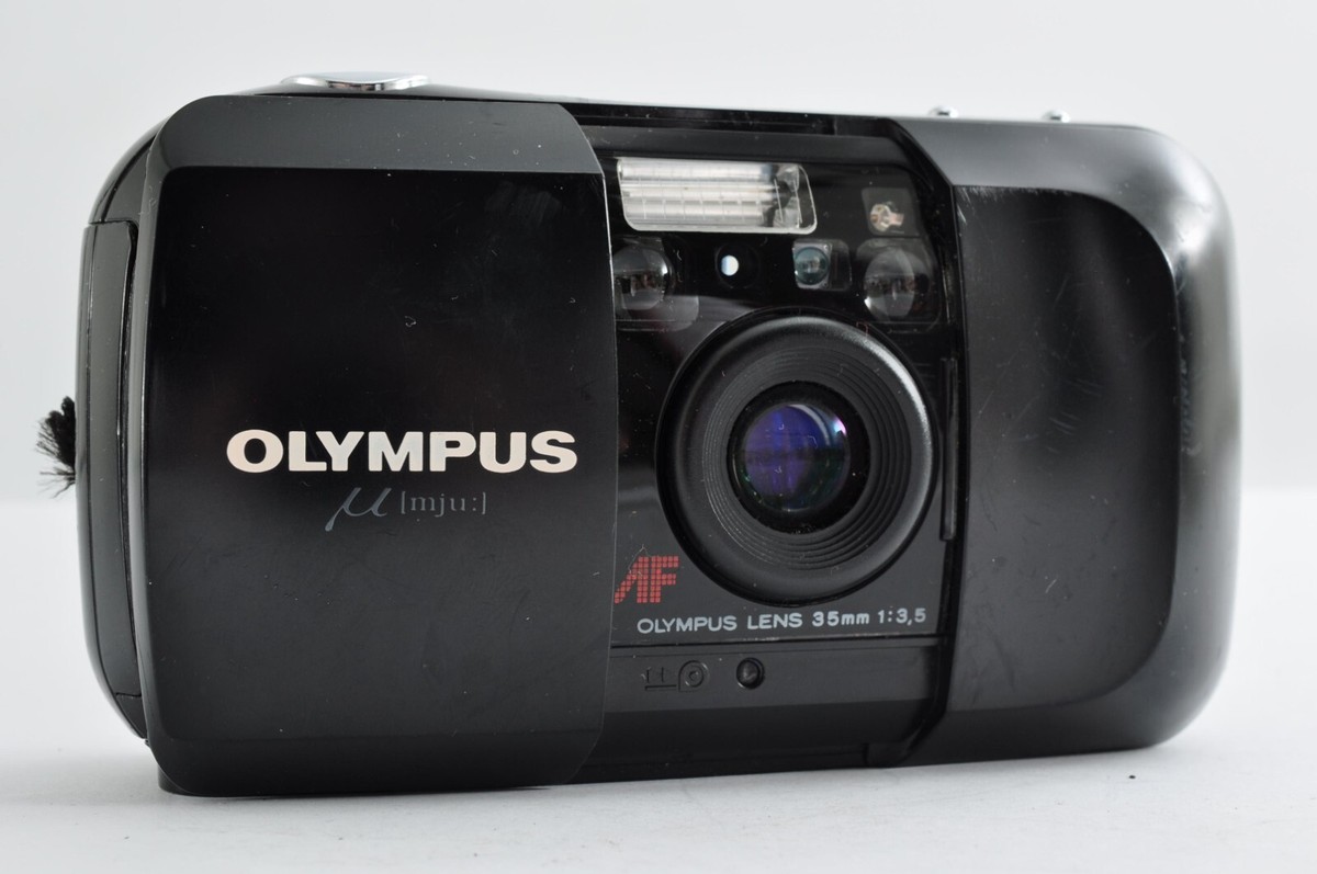 Olympus オリンパス mju af 黒 black Olympus mju Black AF Point & Shoot Camera [Exc+5] (5881303