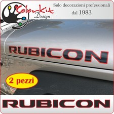 Scritte adesive rubicon - Limited edition - Jeep Wrangler 001328 by Colorkit