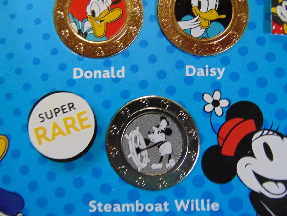 Disney Mickey Coins with collector's book includes Steamboat