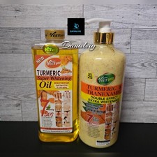 Veet Gold Turmeric Face Body Corrector Repair Oil , Double Effect Shower Bath