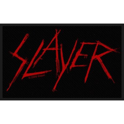 Slayer - Scratched Logo Patch Aufnäher