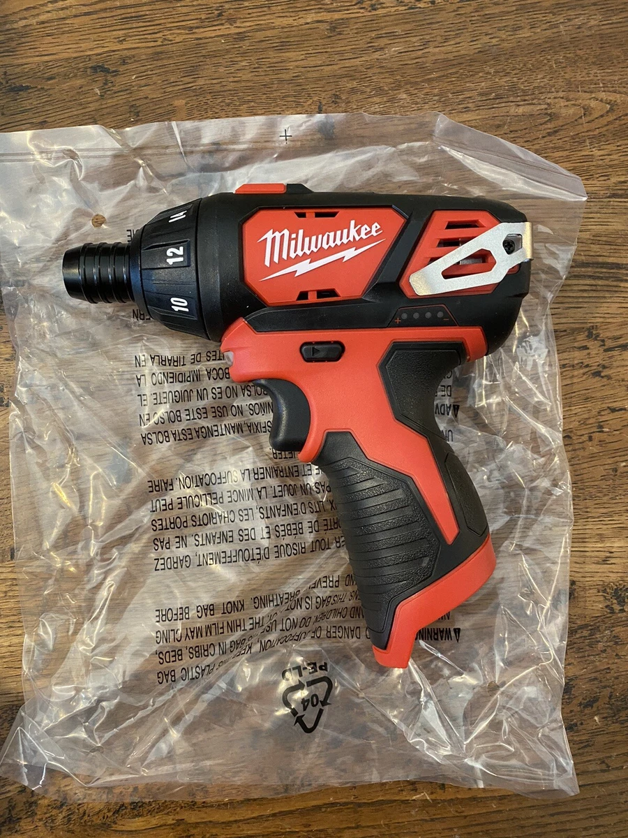 Milwaukee M12 2401 20 BARE TOOL 1 4 inch Cordless Hex Screwdriver