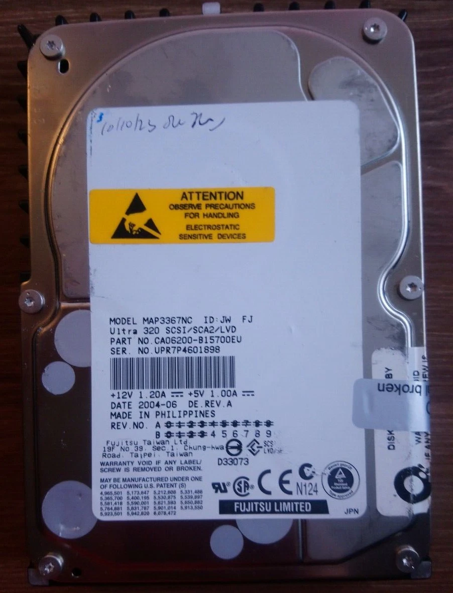 fitfor hp/Fujitsu MAP3367NP 36.7GB10KRPM8MB 3.5″ SCSI