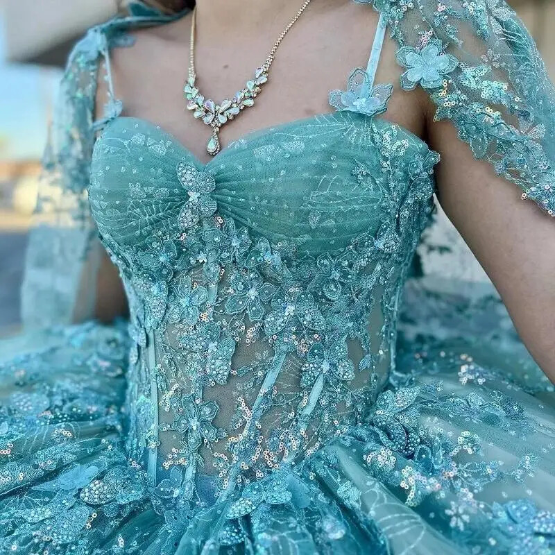 aqua blue sweet 16 dresses Amazon.com: Zhangyo Sweet 16 Puffy Quinceanera Dresses Aqua Blue Off Shoulder Flowy Tulle Vestidos de 15 aos with Bow Cinderella Sweetheart Vestidos de 15 aos with Train 0: Clothing, Shoes & Jewelry