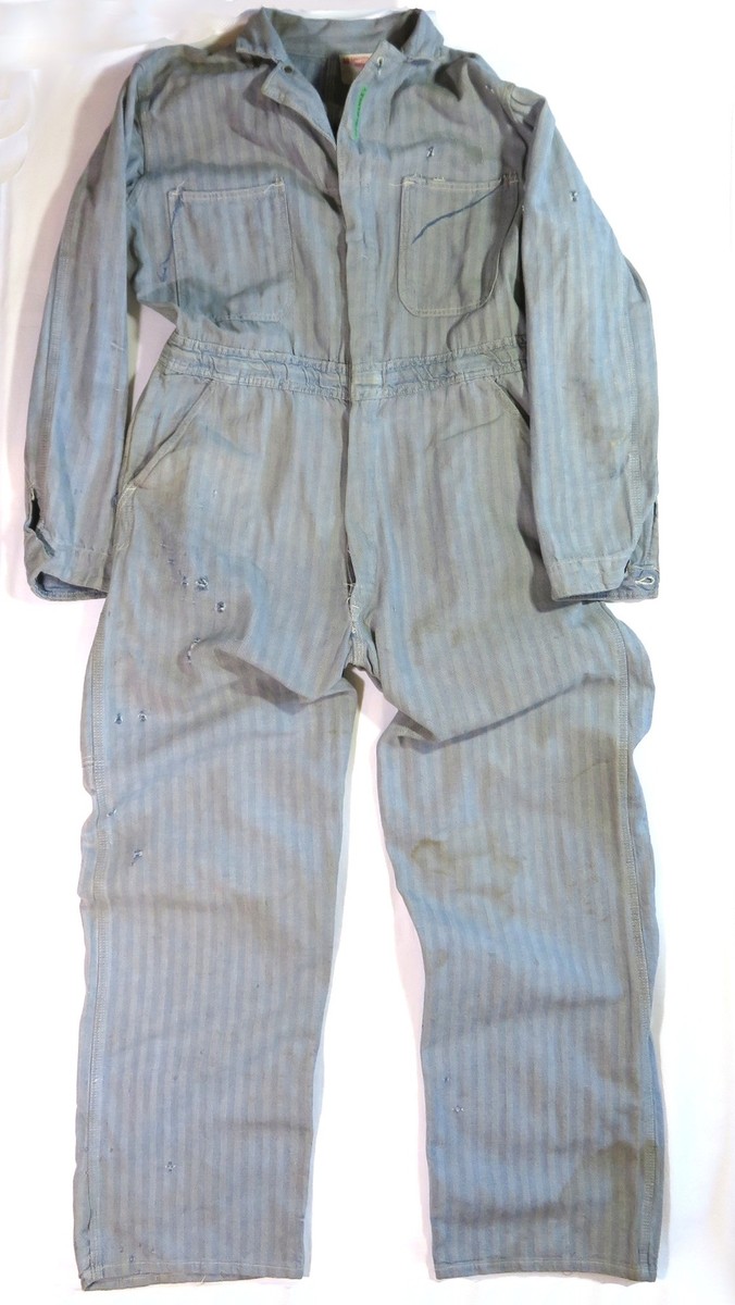 Universal Chicago Union Made Vintage Denim Overalls 1960's Work